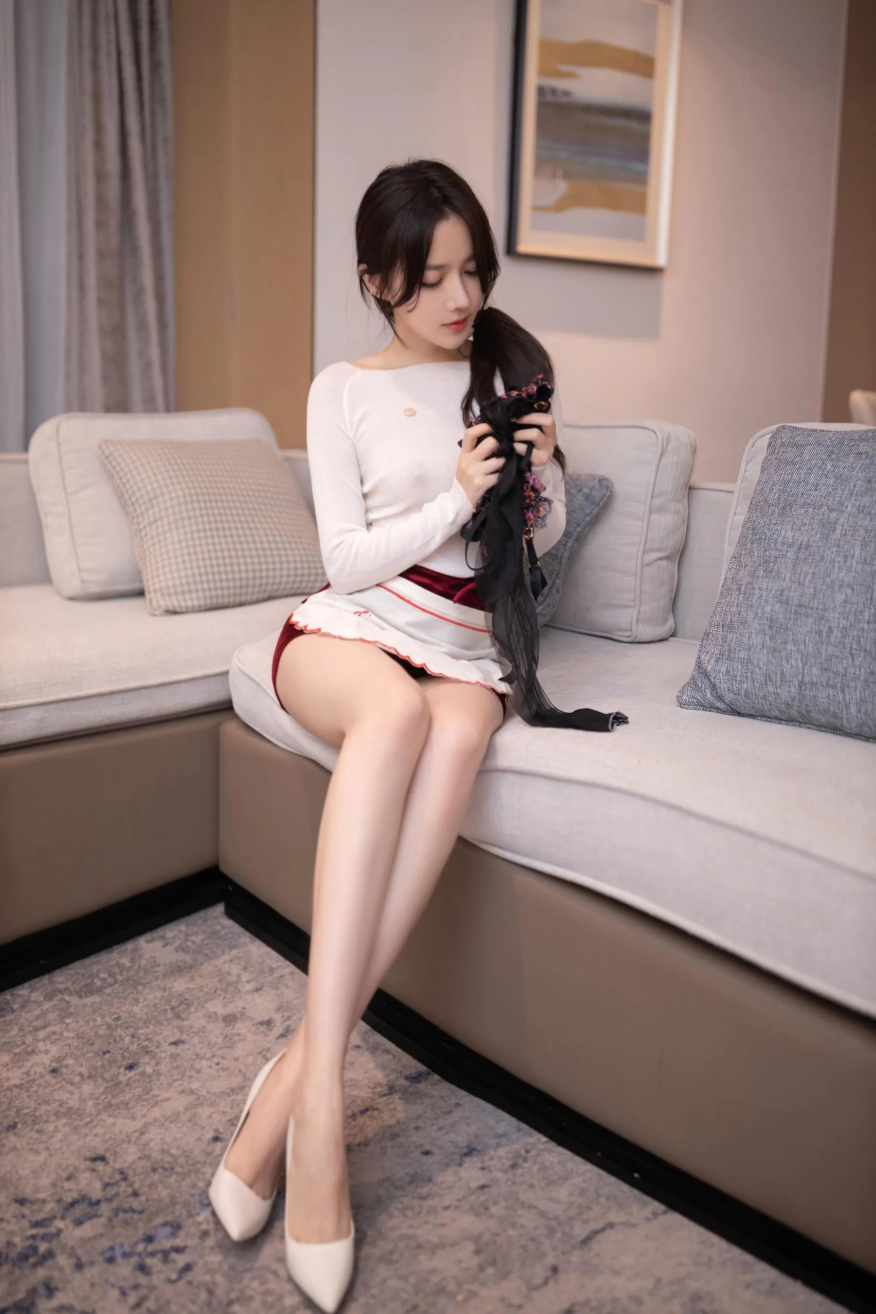 NO.0003 秀人名模鱼子酱Fish内部私购未上架《暗墙》写真 [73P]插图9